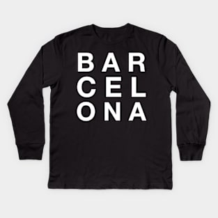 BARCELONA Kids Long Sleeve T-Shirt